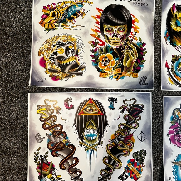 Curt Baer of Championship Tattoo 2012 Flash Art set - Picture 6 of 7